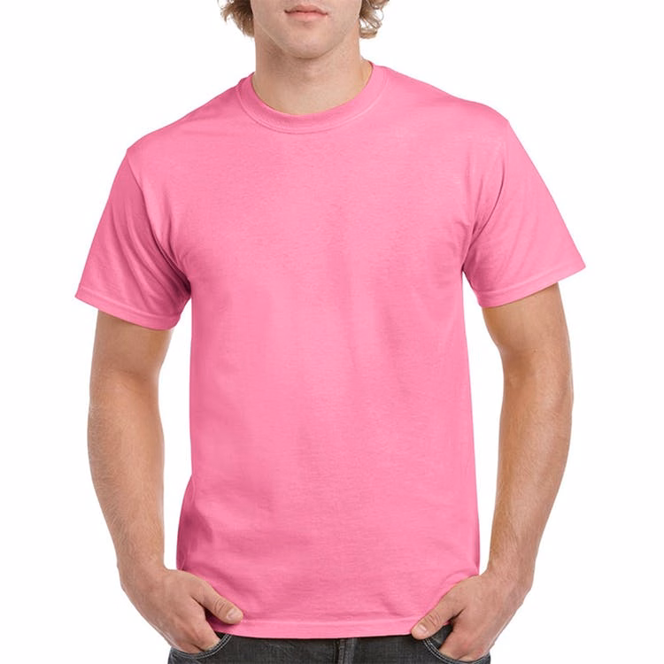 Gildan Cotton Men's T-Shirts Azalea Medium