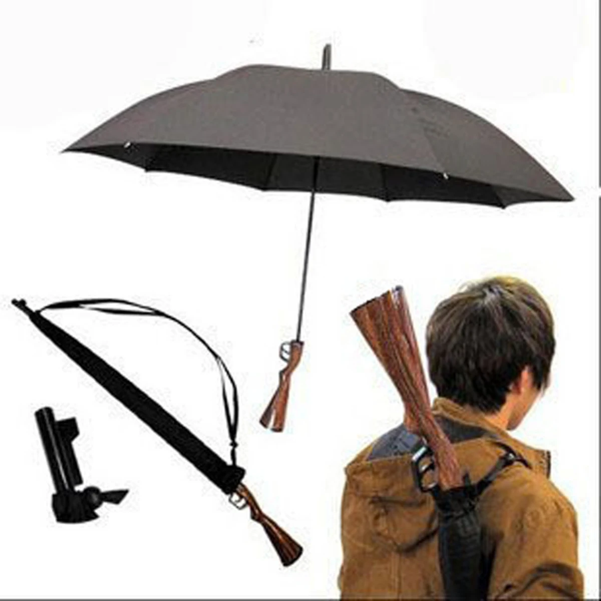 45" Black Umbrella 1