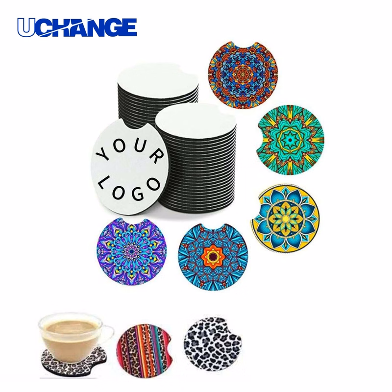 Heat Resistant Rubber Coasters Set for Table Protection