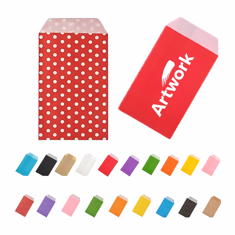 Customized Colored Candy Paper Bag