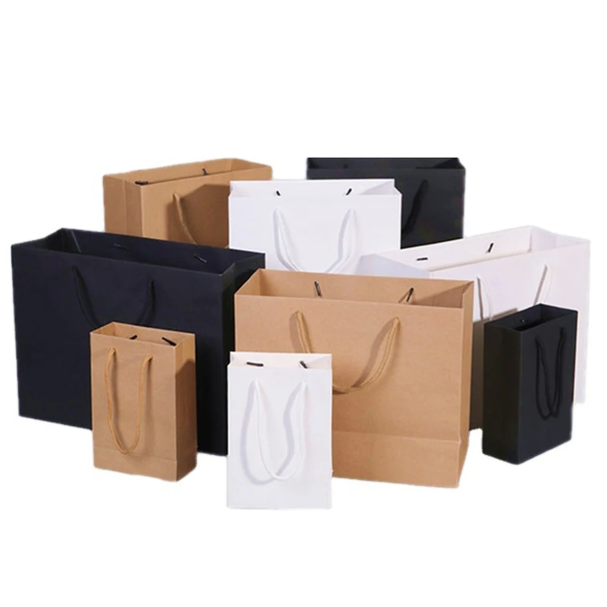 Kraft Paper Shopping & Merchandise Bags 1