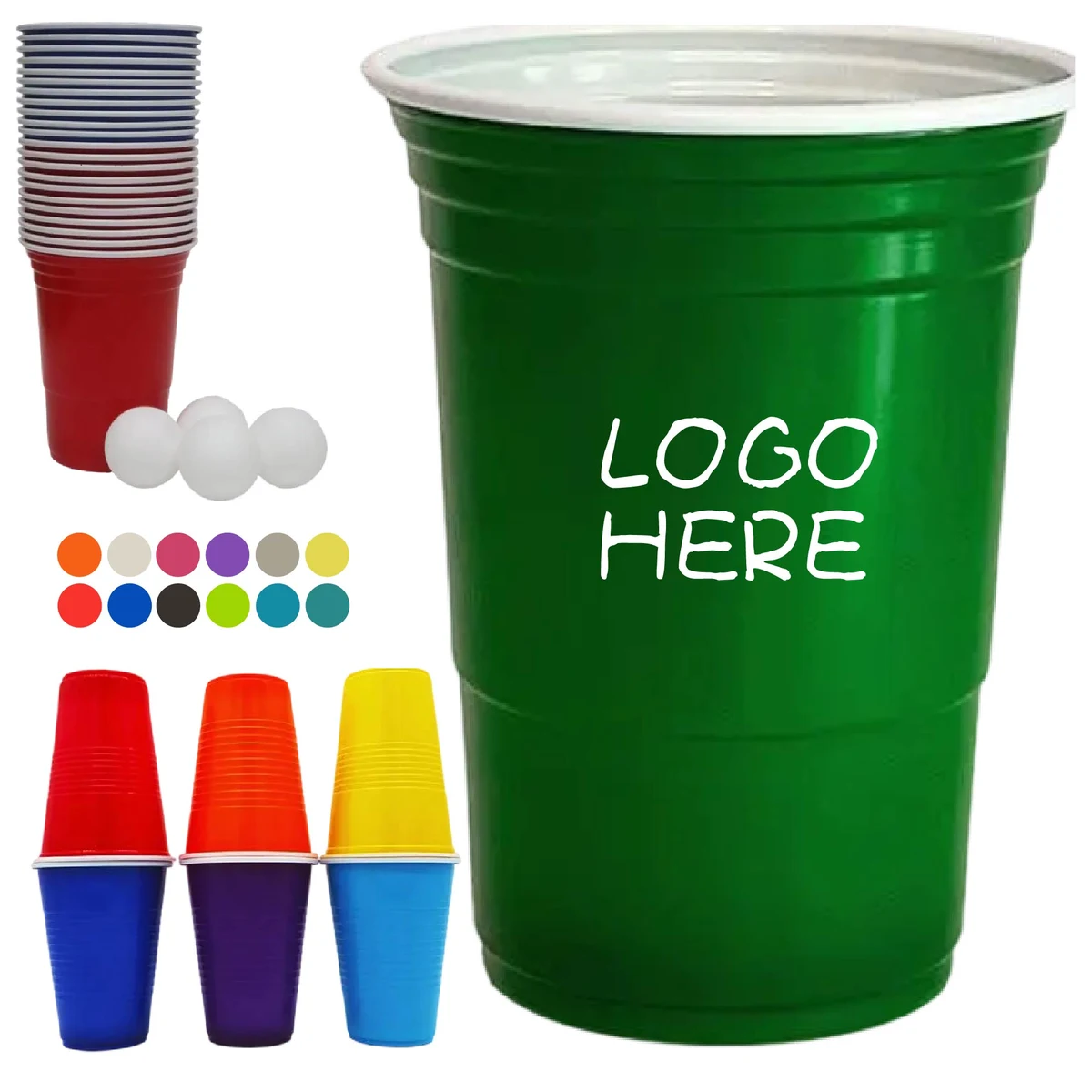 20 oz. Disposable Plastic Party Cup 1
