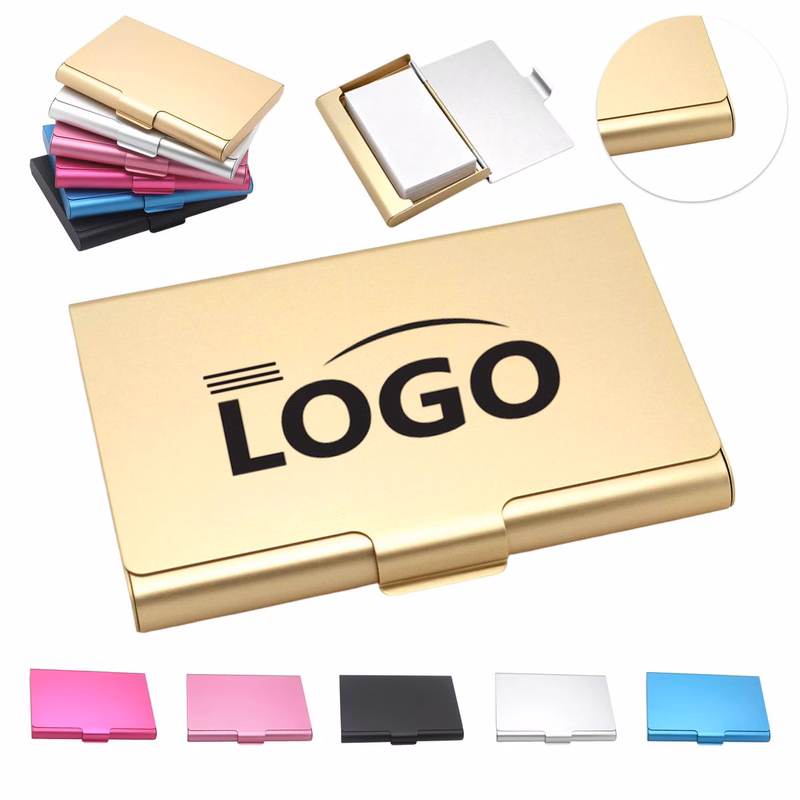 MOQ 10 Aluminum Alloy  Business Card Box