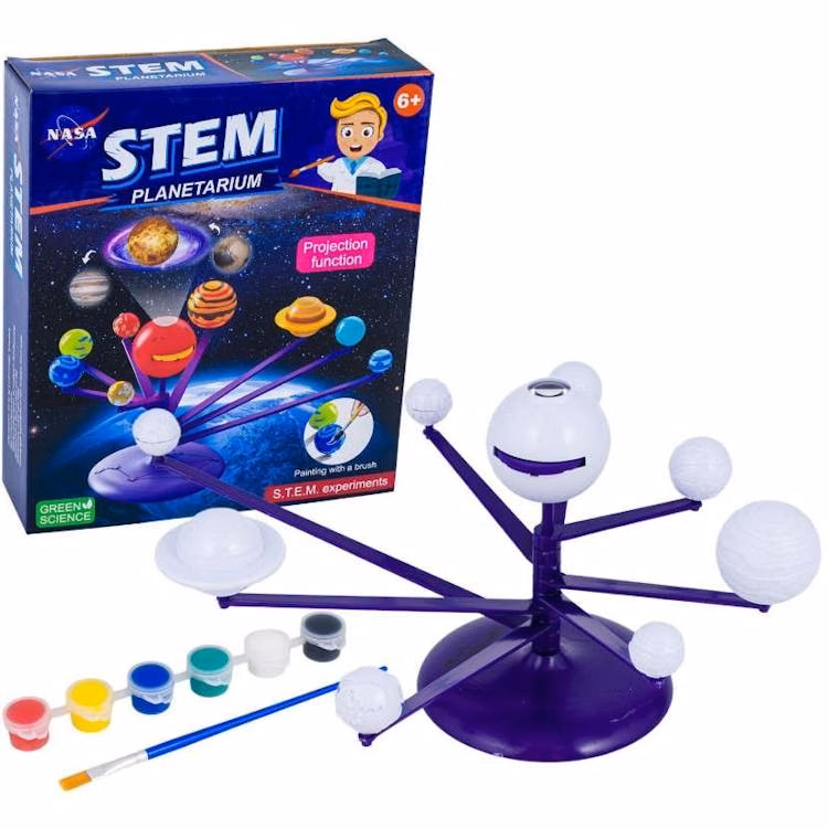 NASA STEM Planetarium Solar System Painting Kit