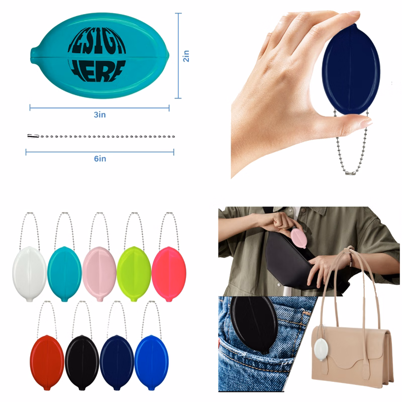 PVC Soft Rubber Coin Purse