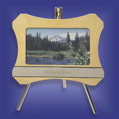 BRASS EASEL PHOTO FRAME