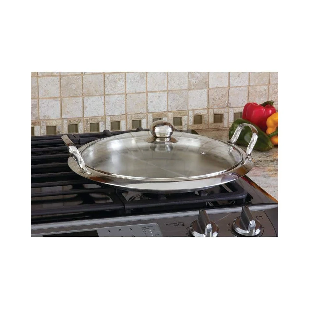 Stovetop Griddles - 14" Stainless Steel 1