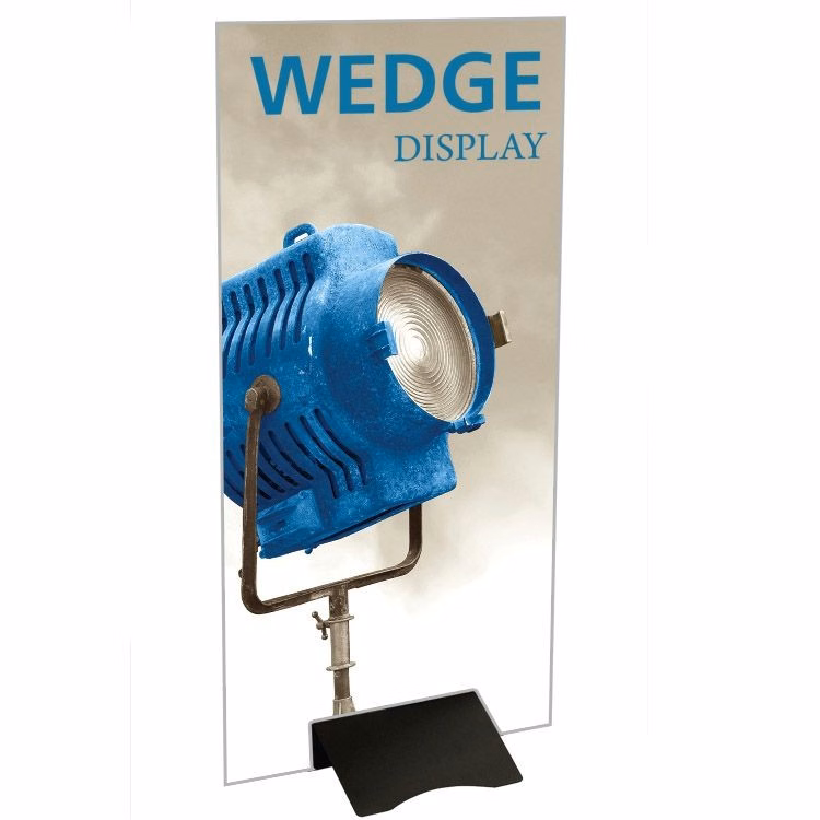 Wedge Metal Sign Support for Rigid Graphics