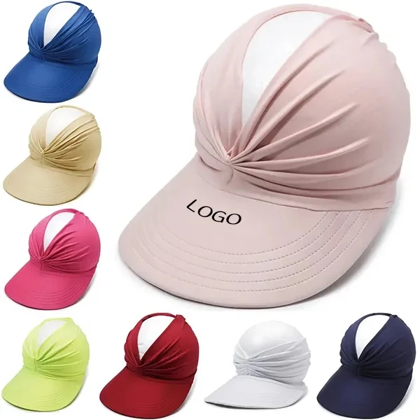Hollow-Top Cotton Sun Hat 1