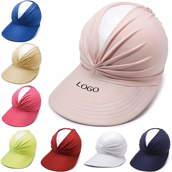 Hollow-Top Cotton Sun Hat
