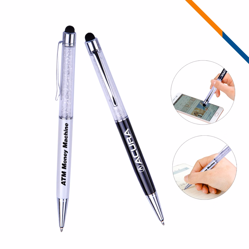 Crystal 2-in-1 Stylus Pen