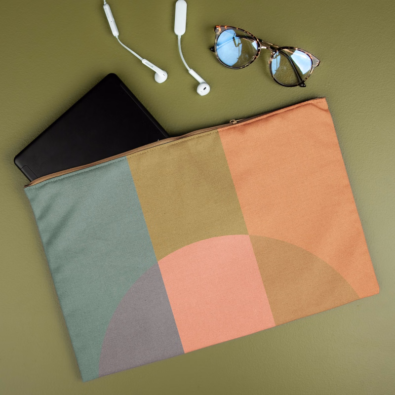 DOTTIE POUCH - 4CP PIGMENT DYED CANVAS