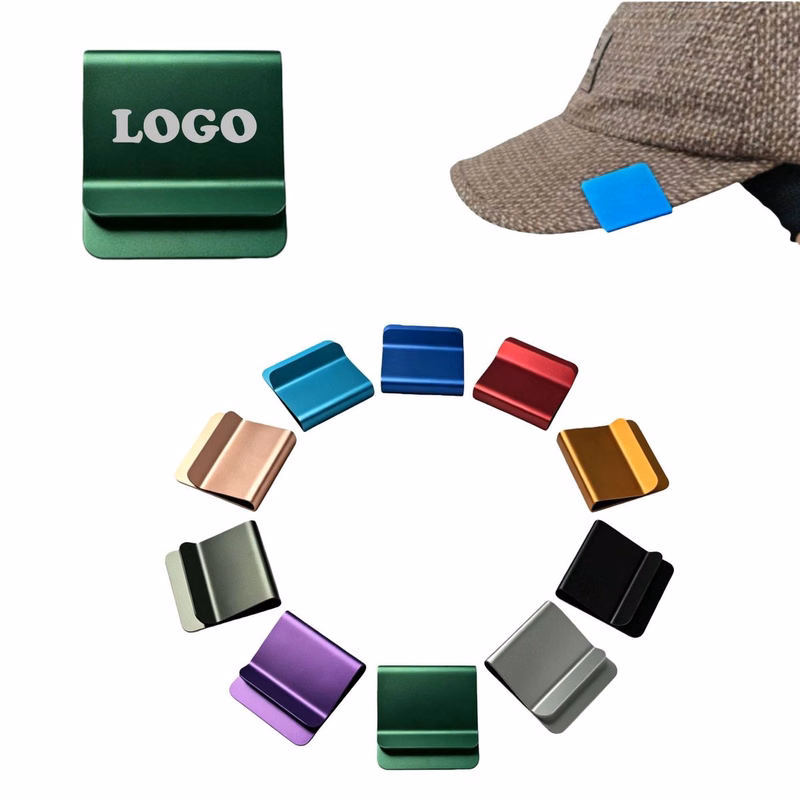 MOQ 100 Piece Golf Ball Baseball Cap Clip