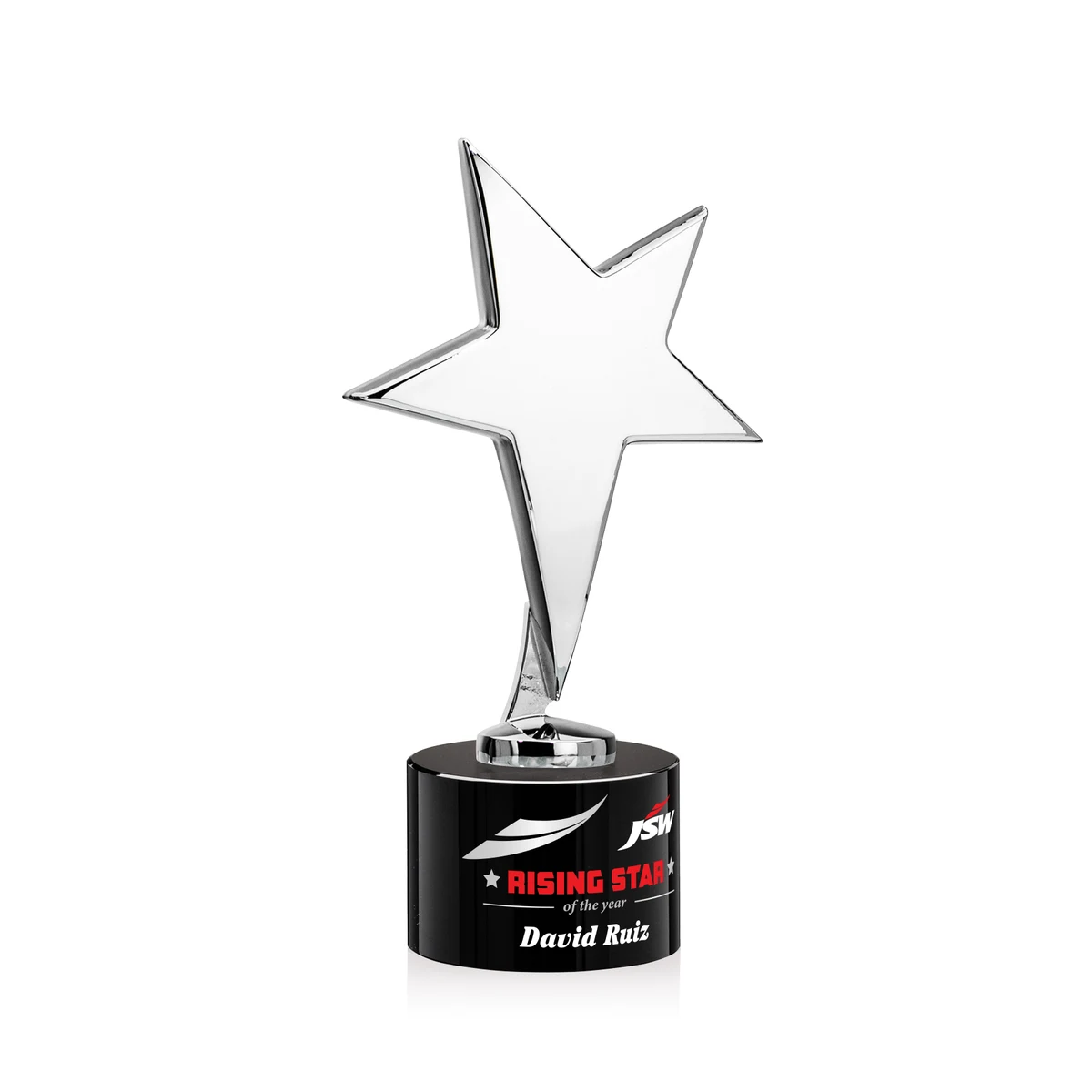 Tuscany Chrome Star VividPrint™ Award on Marvel Base - Black 1