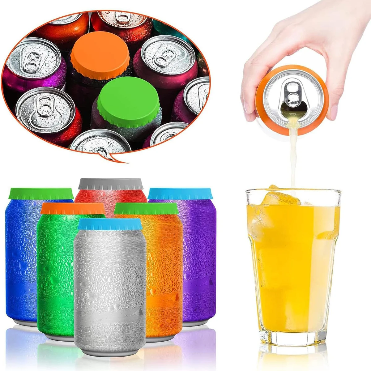 Silicone Can Cover Beverage Lid 1