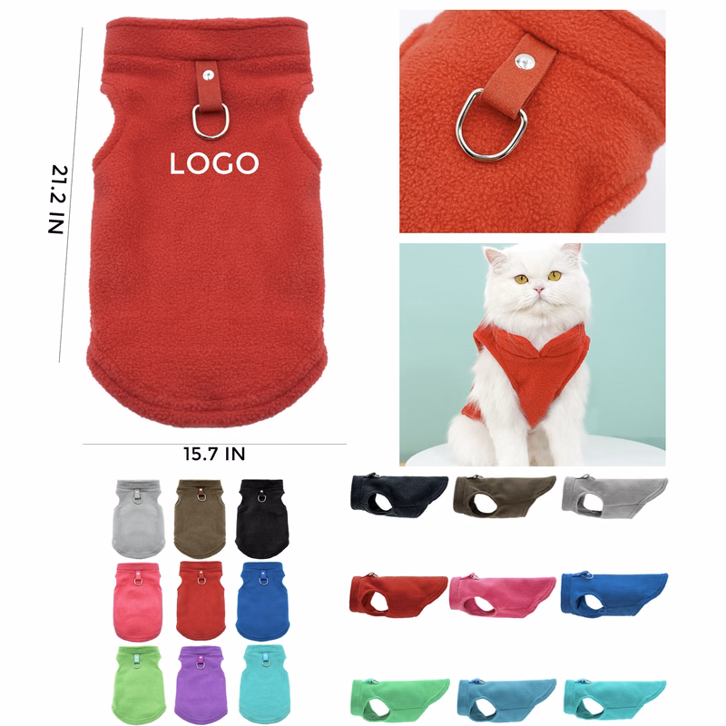 MOQ 10 PCS Durable Warm Pullover Dog Clothes Pet Sweater Vest