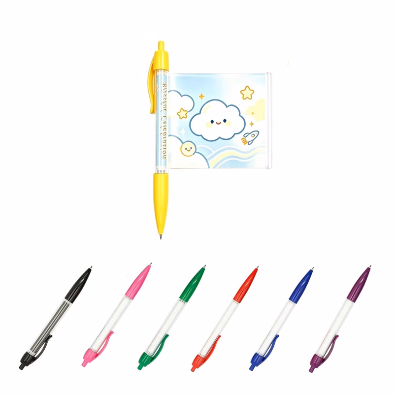 Promotional Pull Banner Retractable Ballpoint Pen