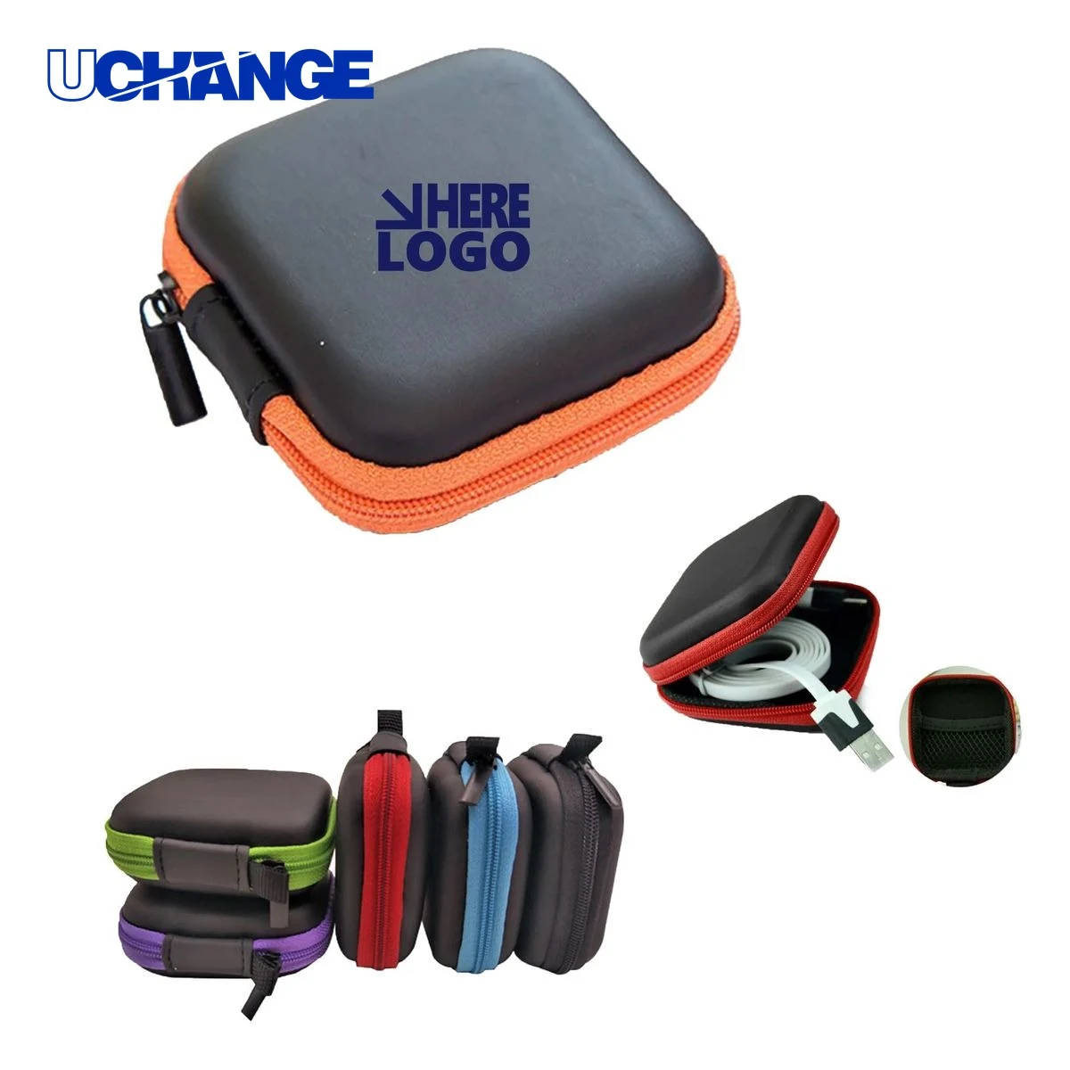 Square Earbuds Carrying Case 1