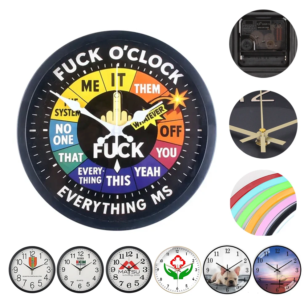 Customizable Round Wall Clock 1