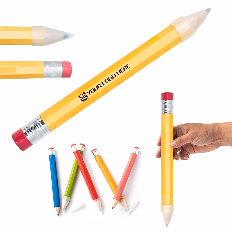Giant Pencil Wooden Novelty Funny Office Christmas Gift