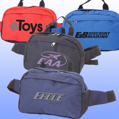 FANNY PACK W/FRONT SECURED ZIPPERED POCKET