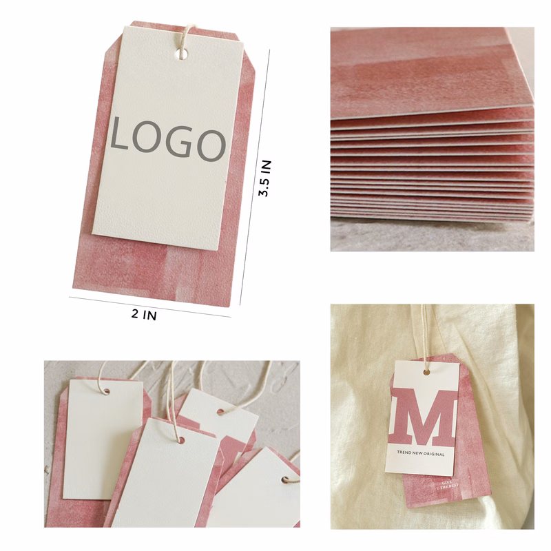 Durable Clothing Tag Made of Thick Coated Paper
