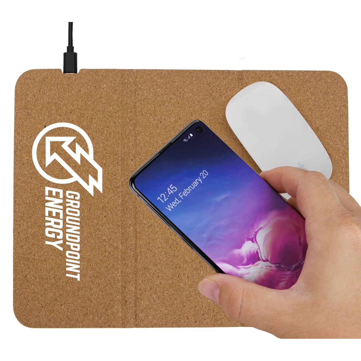 Good Value™ 10W Vite Wireless Charging Mouse Pad and Stand 1