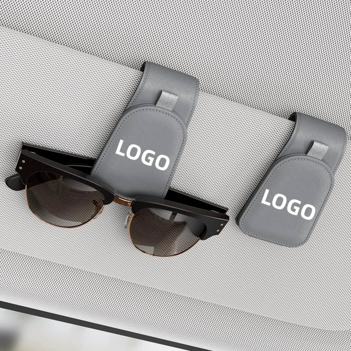 Magnetic Car Sunglasses Organizer Clip 1