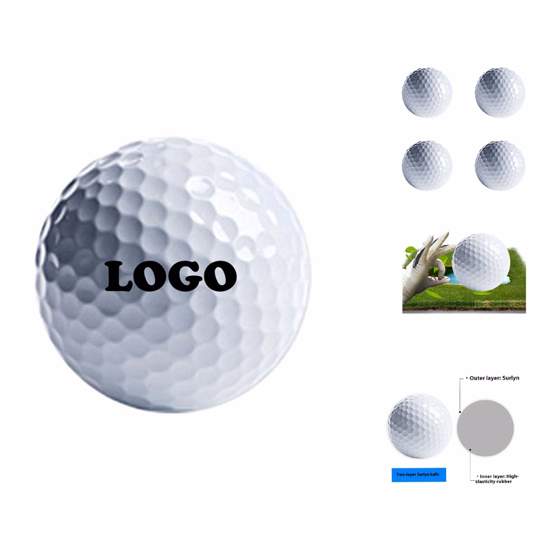 MOQ 100 pcs Personalized Golf Balls