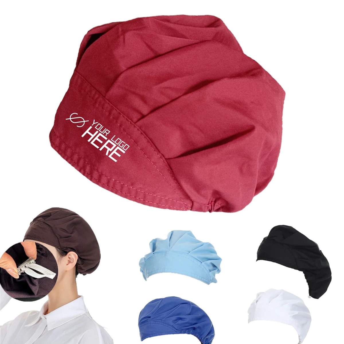 Adjustable Bouffant Scrub Caps 1