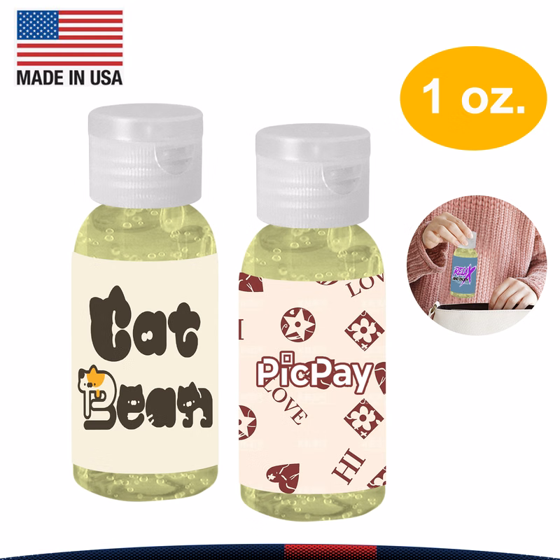 1 oz. OasisDew Clear Round Bottle Aloe Gel