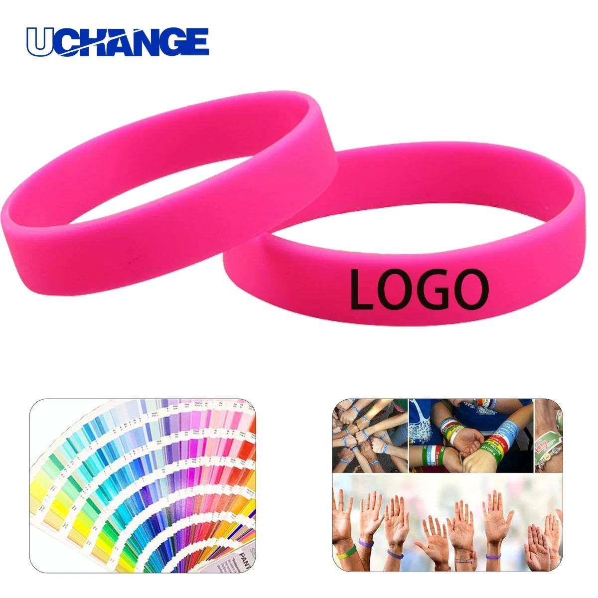 Textured Silicone Active Wristband 1