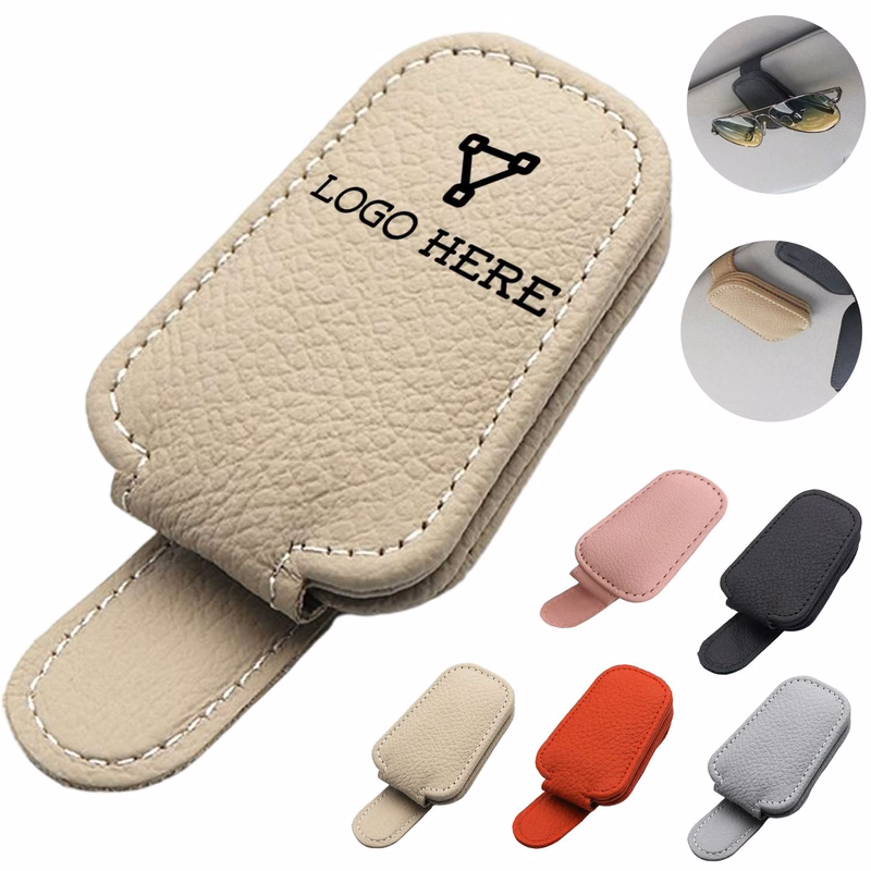Multifunctional Car Mounted Glasses With Leather Frame