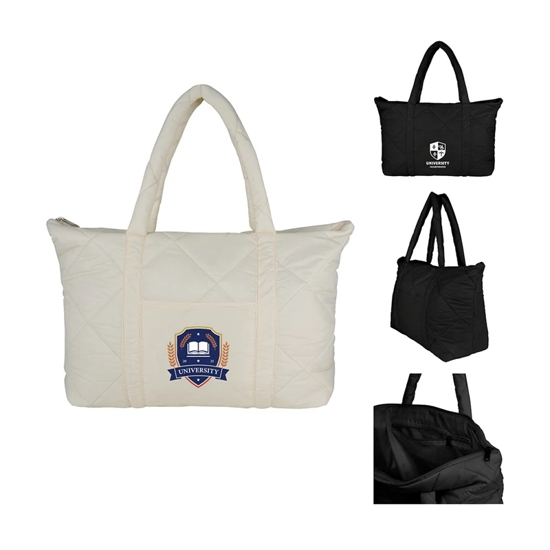 Nimbus Puffer Tote, custom tote bag with logo imprint 1