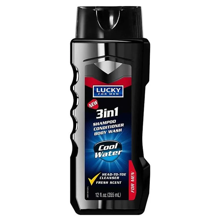 Men's Hair & Body Wash - Cool Water 3-in-1 12 oz Pallet 1