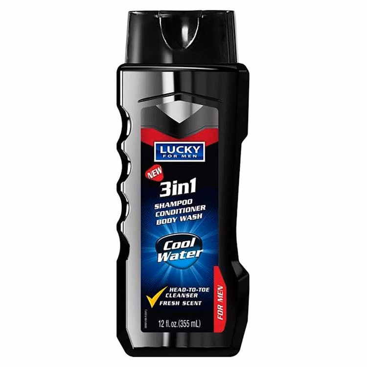 Men's Hair & Body Wash - Cool Water 3-in-1 12 oz Pallet