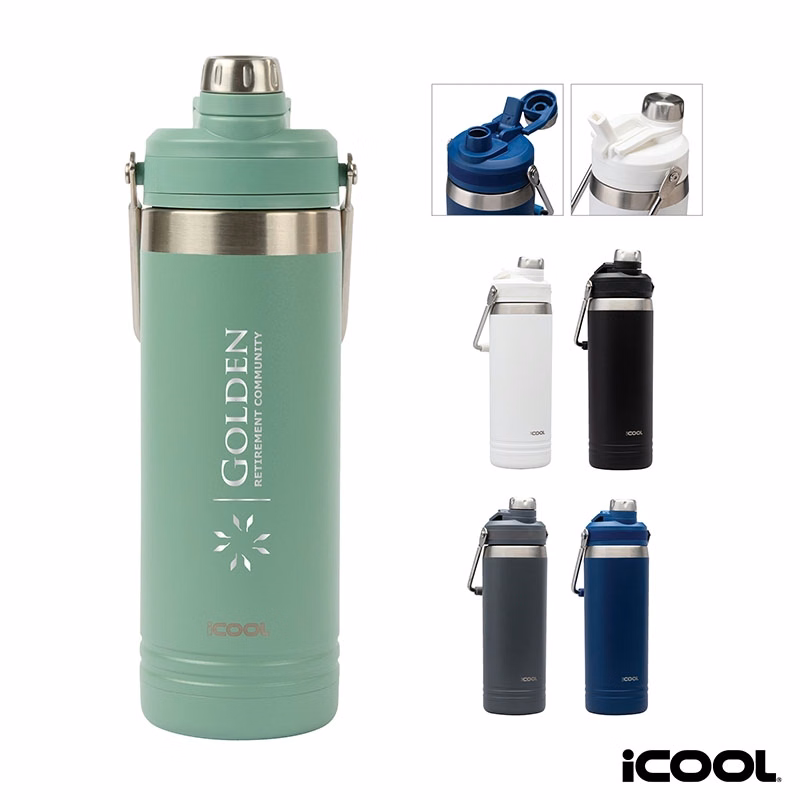 iCOOL® Lakewood 24 oz. Double Wall, Stainless Steel Bottle