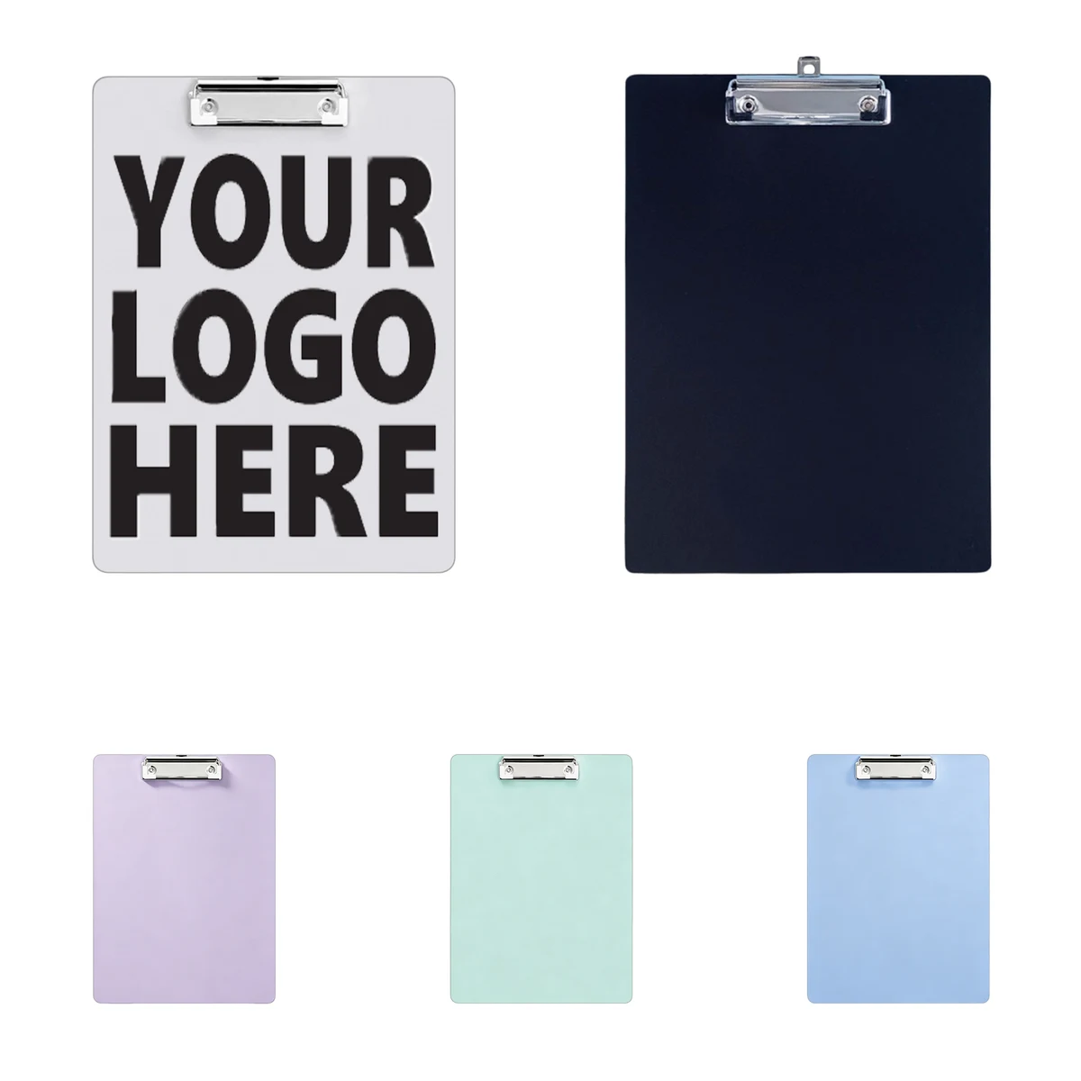 A4 Size Pastel Plastic Office Clipboard with Metal Clip 1