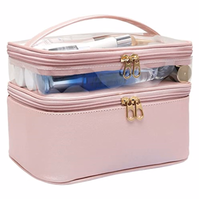 Double Layer Makeup Organizer Bag