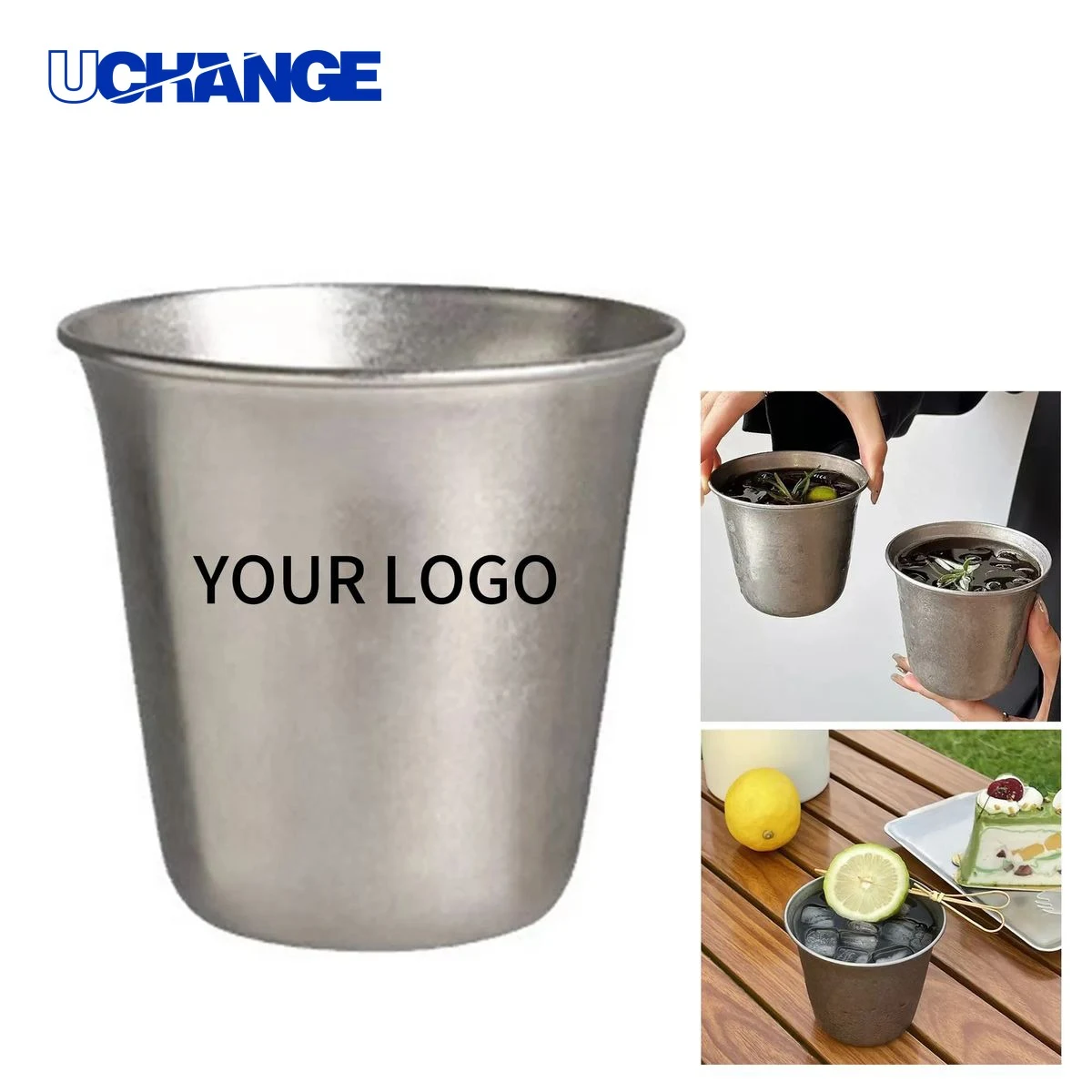 Stainless Steel Cup Drinkware with Matte Finish 1