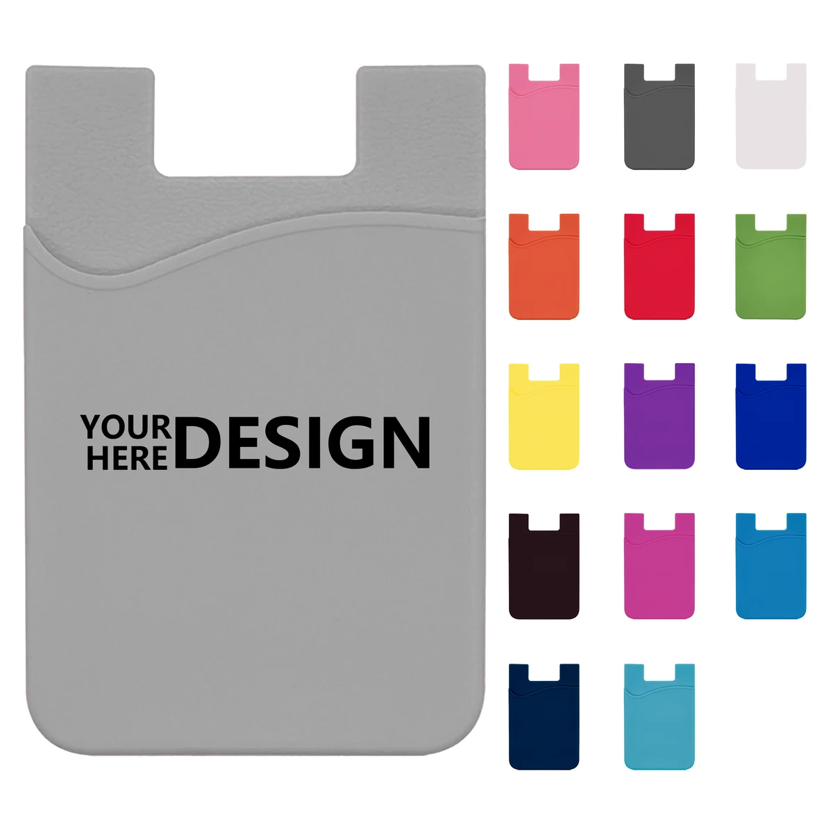 Silicone Phone Card Holder 1