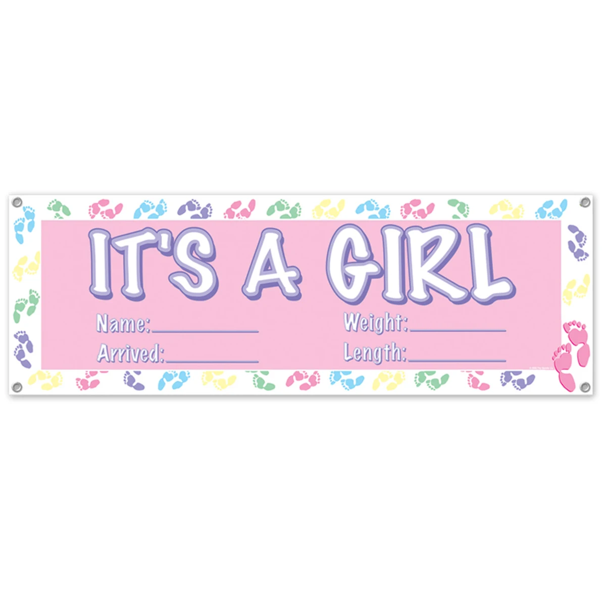 It's A Girl Sign Banner 1