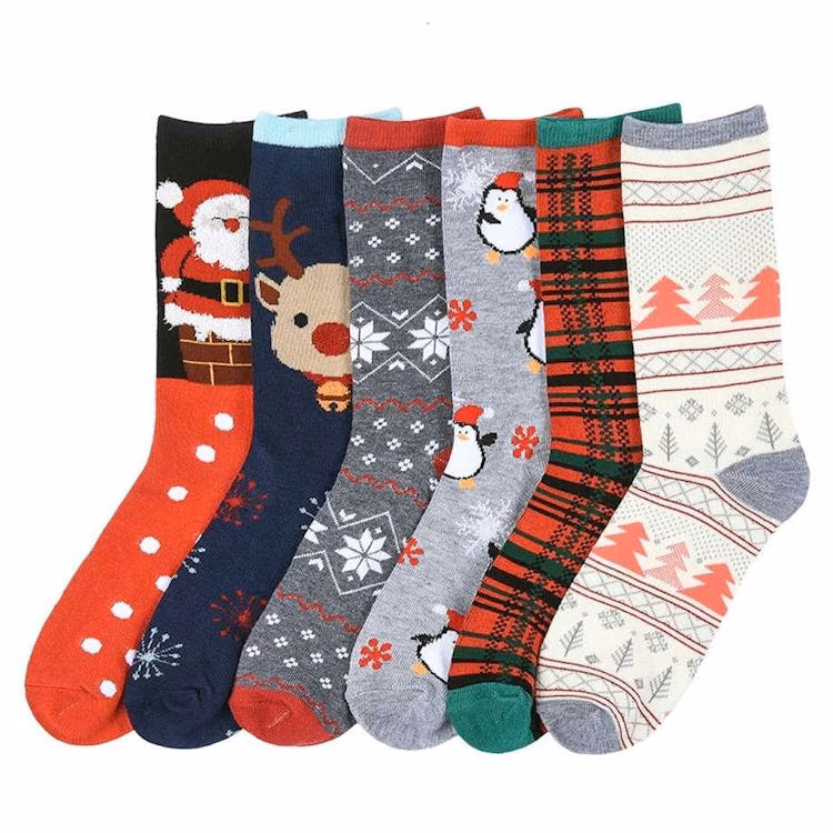 Women's Crew Socks - Christmas Style 2 Size 9-11