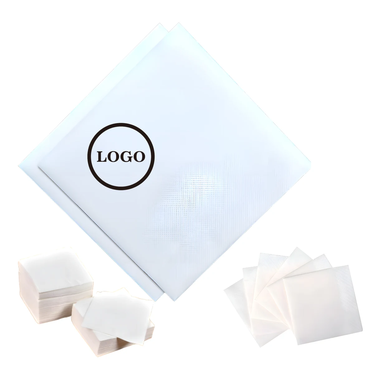 White Beverage Napkin 1