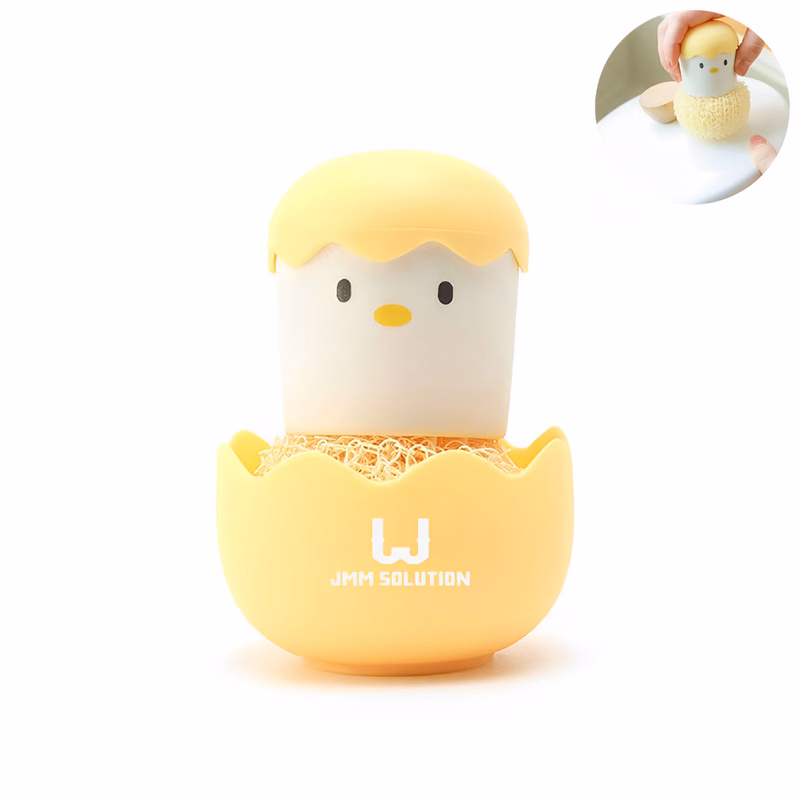 Decontaminating Cartoon Eggshell Pot Brush