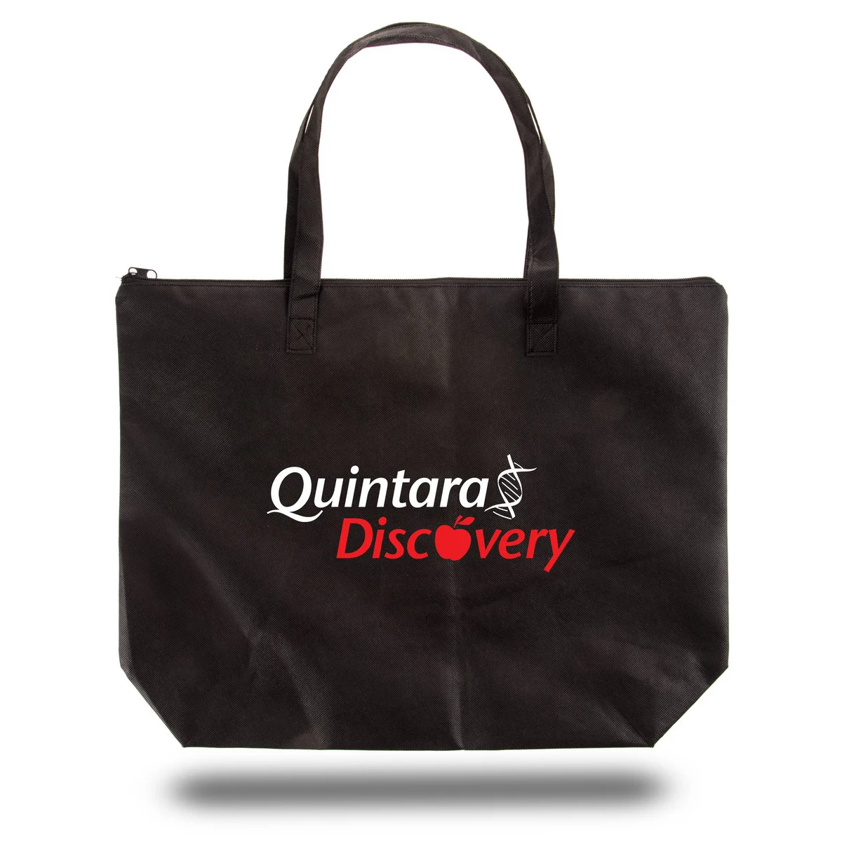 Zippered Non-Woven Tote Bag (20" x 15" x 5") 1
