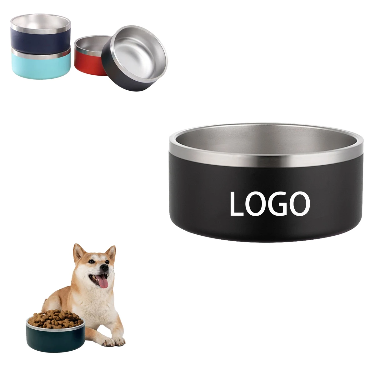 Stainless Steel Pet Dog Feeding Bowl 1