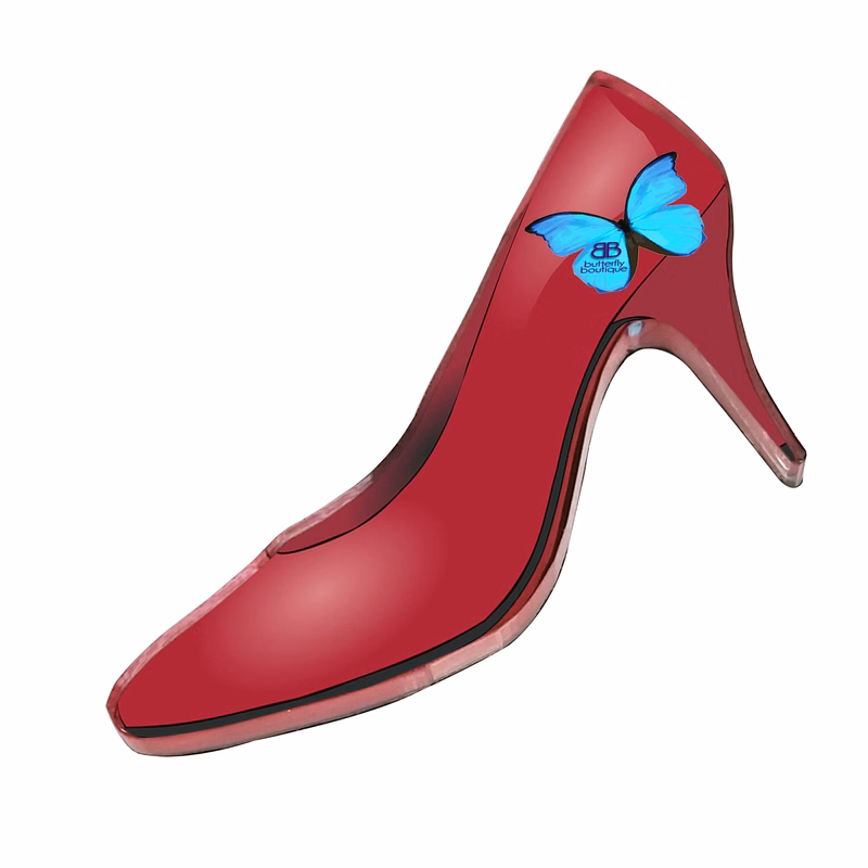 1/4" Acrylic High Heel Magnet