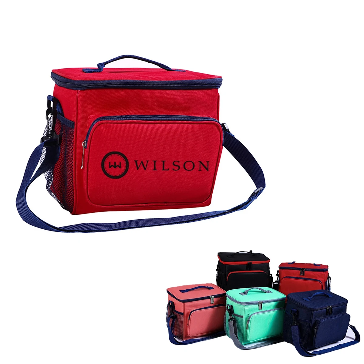 Outdoor Oxford Insulated Crossbody Bag w/ Front Pocket 1