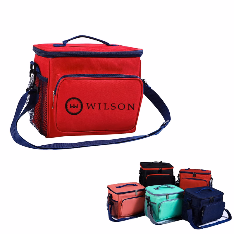Outdoor Oxford Insulated Crossbody Bag w/ Front Pocket